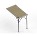 Portable platform with textured surface on a white background