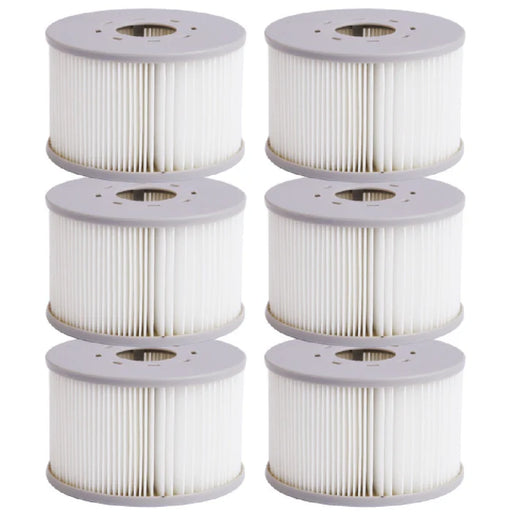 MSPA Filter Cartridge Plus Set - 90 Pleats - 6 Filter Cartridges Bulk Pack