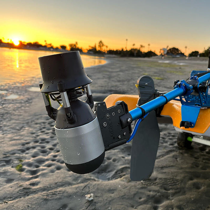 K-1 Outboard Kit with SUN80 Solar Panel - Aqua Gear Supply