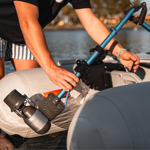 K-1 Outboard Kit with SUN80 Solar Panel - Aqua Gear Supply
