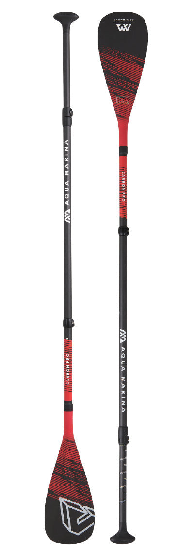 Aqua Marina Carbon Pro Fiberglass SUP Paddle (3-Section) - Aqua Gear Supply