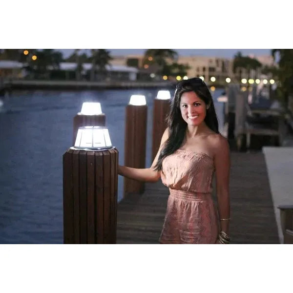 Solar Piling Light - 3 Color LED Switchable - Aqua Gear Supply