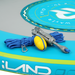 iLAND® by iROCKER 8' Round Float - Aqua Gear Supply
