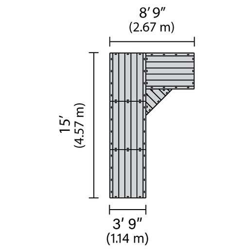 Connect-A-Dock Low Profile L Shape Docks - Aqua Gear Supply