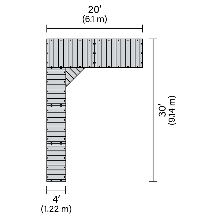 Connect-A-Dock High Profile L Shape Docks - Aqua Gear Supply