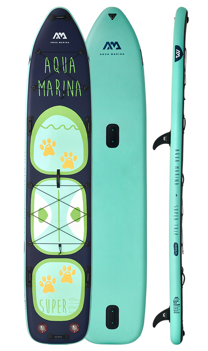 Aqua Marina SUPER TRIP TANDEM 14'0" Inflatable Paddle Board Multi-person SUP - Aqua Gear Supply