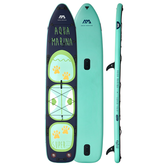 Aqua Marina SUPER TRIP TANDEM 14'0" Inflatable Paddle Board Multi-person SUP - Aqua Gear Supply