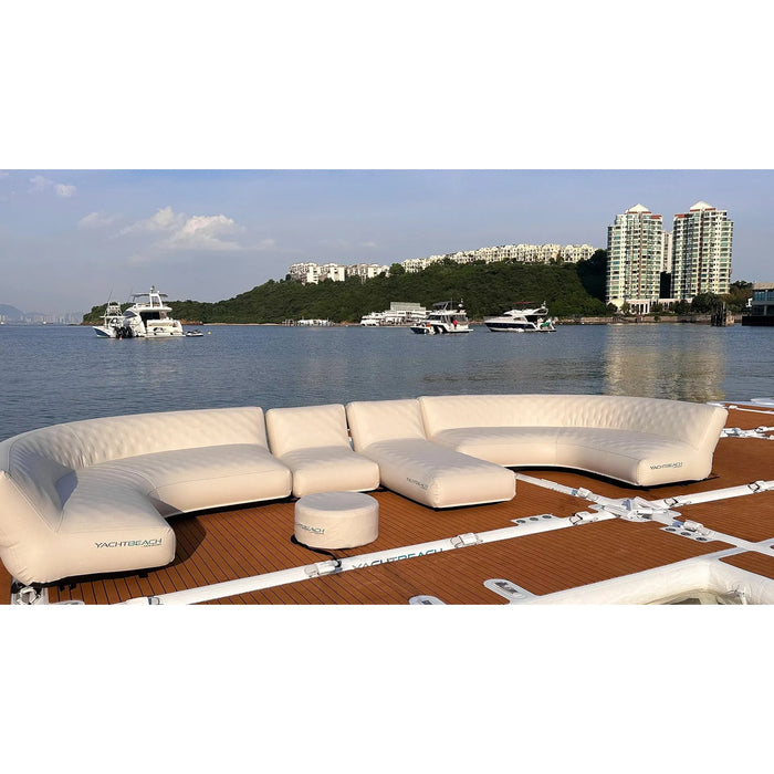 Yachtbeach Marine Leather Bench 1.60