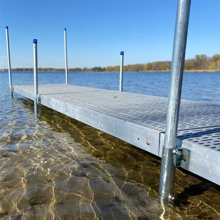 Patriot Docks Low-Pro Stationary Dock w/ Poly Decking - Aqua Gear Supply