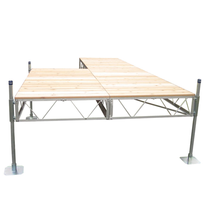 Patriot Docks Patio Dock w/ Cedar Decking - Aqua Gear Supply