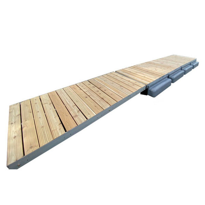 Patriot Docks Premium Floating Dock w/ Cedar Decking - Aqua Gear Supply