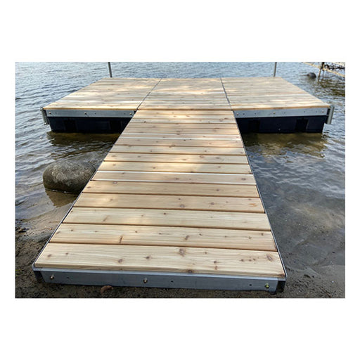 Patriot Docks Premium "T" Floating Dock w/ Cedar Decking - Aqua Gear Supply