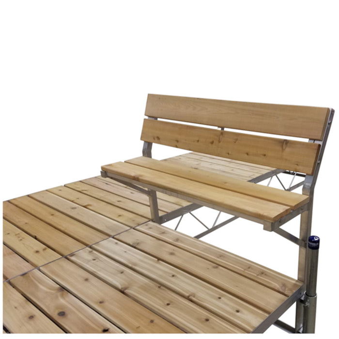 Patriot Docks Cedar Bench Kit - Aqua Gear Supply