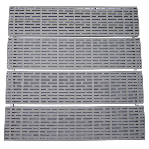 Patriot Docks Gray Poly 4' x 4' Deck Section w/ 2 Alum. Stringers - Aqua Gear Supply