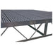 Patriot Docks Gray Poly 4' x 4' Deck Section w/ 2 Alum. Stringers - Aqua Gear Supply