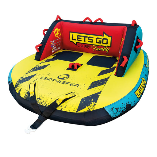 Spinera 4 Person Towable - The "Lets Go 4" Perfect for Families, Friends and Groups - Aqua Gear Supply