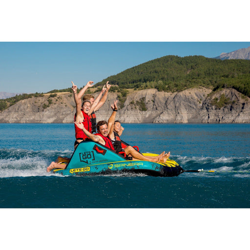 Spinera 4 Person Towable - The "Lets Go 4" Perfect for Families, Friends and Groups - Aqua Gear Supply
