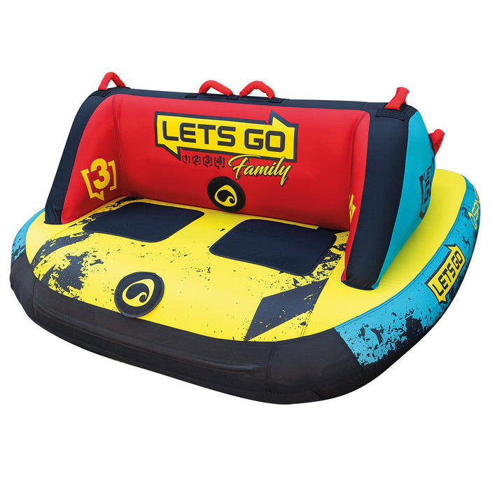 Spinera 4 Person Towable - The "Lets Go 4" Perfect for Families, Friends and Groups - Aqua Gear Supply