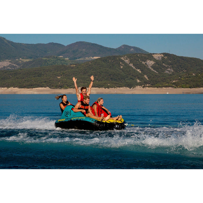 Spinera 4 Person Towable - The "Lets Go 4" Perfect for Families, Friends and Groups - Aqua Gear Supply