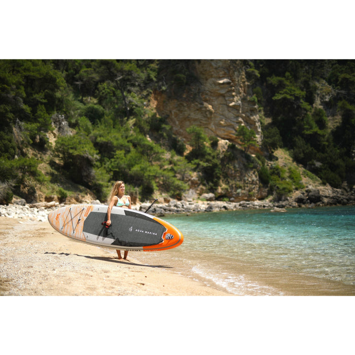 Aqua Marina Stand Up Paddle Board - MAGMA 11'2" - Inflatable SUP Package, including Carry Bag, Paddle, Fin, Pump & Safety Harness - Aqua Gear Supply