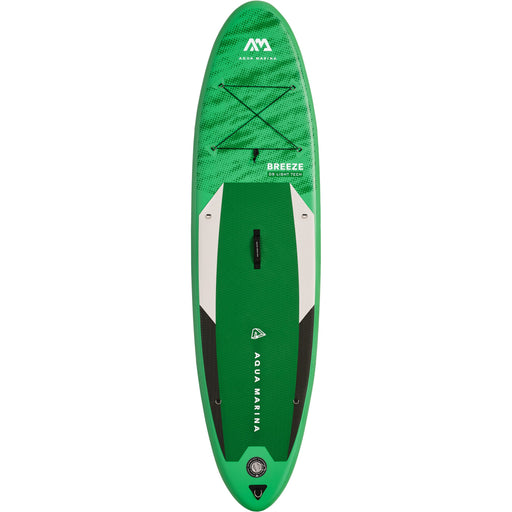 Aqua Marina Stand Up Paddle Board - BREEZE 9'10" - Inflatable SUP Package, including Carry Bag, Paddle, Fin, Pump & Safety Harness - Aqua Gear Supply