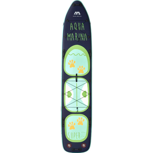 Aqua Marina Stand Up Multi-Person Paddle Board - SUPER TRIP TANDEM 14′ 0″ - Inflatable SUP Package, including Carry Bag, Fin, Pump - Aqua Gear Supply