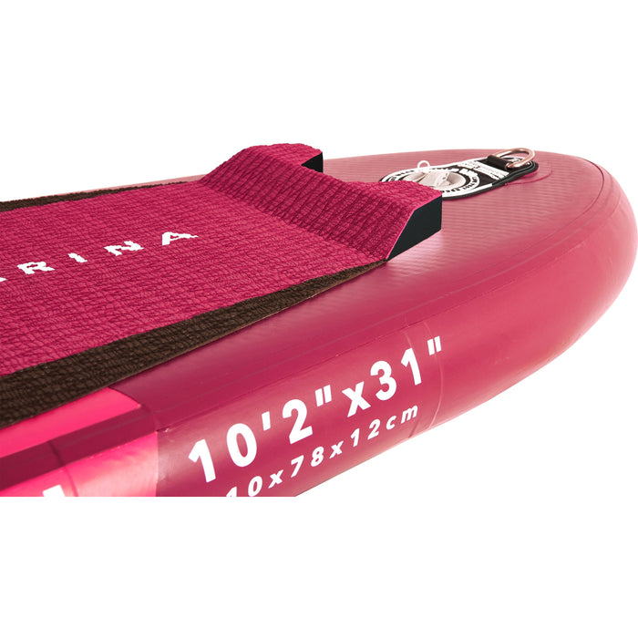 Aqua Marina Stand Up Paddle Board - CORAL 10'2" - Inflatable SUP Package, including Carry Bag, Paddle, Fin, Pump & Safety Harness - Aqua Gear Supply