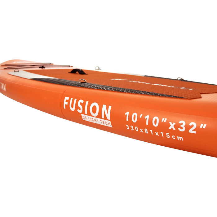 Aqua Marina Stand Up Paddle Board - FUSION 10’10” - Inflatable SUP Package, including Carry Bag, Paddle, Fin, Pump & Safety Harness - Aqua Gear Supply