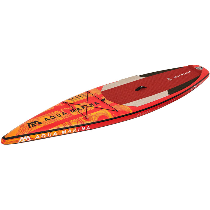 Aqua Marina Stand Up Paddle Board - RACE 12‘6“ - Inflatable SUP Package, including Carry Bag, Fin, Pump & Safety Harness - Aqua Gear Supply