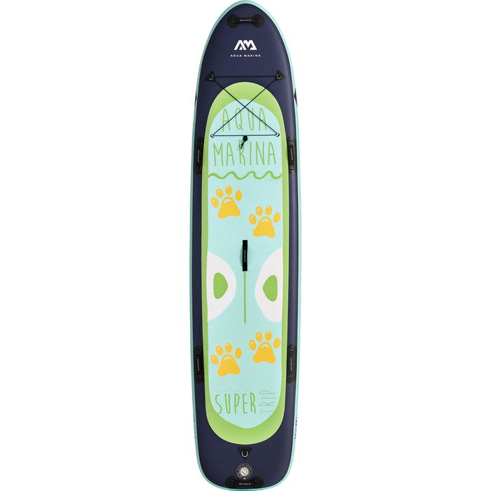 Aqua Marina Stand Up Multi-Person Paddle Board - SUPER TRIP 12′ 2″ - Inflatable SUP Package, including Carry Bag, Fin, Pump - Aqua Gear Supply