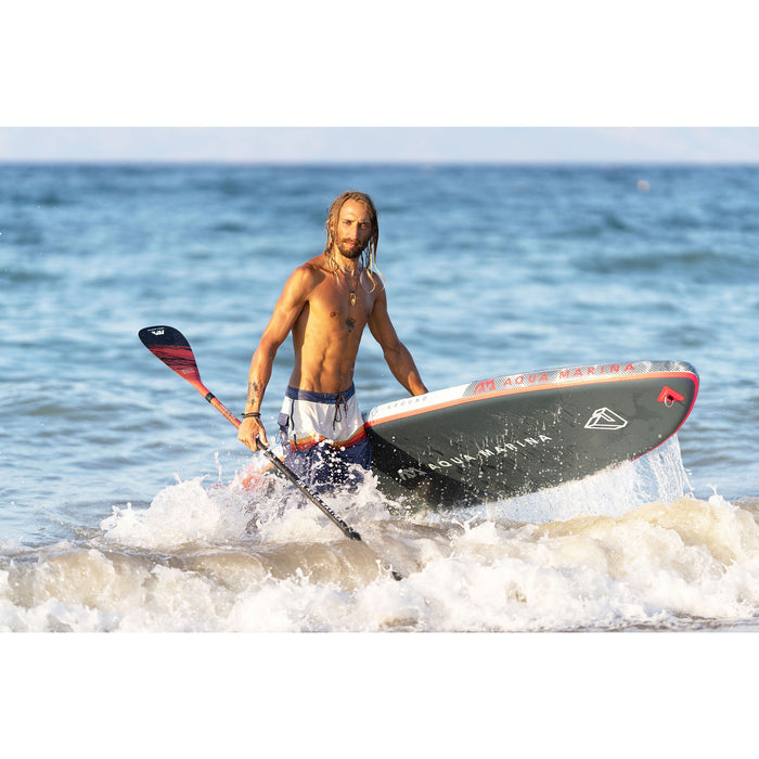 Aqua Marina Stand Up Paddle Board - WAVE 8'8" - Inflatable SUP Package, including Carry Bag, Fin, Pump - Aqua Gear Supply