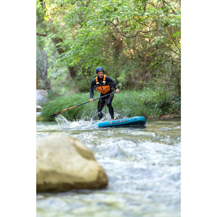 Aqua Marina Stand Up Paddle Board - RAPID 9'6" - Inflatable SUP Package, including Carry Bag, Fin, Pump & Safety Harness - Aqua Gear Supply