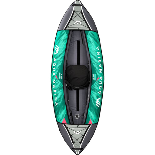 Aqua Marina, 1 Person, RECREATIONAL KAYAK - LAXO 9'4" - Inflatable KAYAK Package, including Carry Bag, Paddle, Fin, Pump & Safety Harness - Aqua Gear Supply