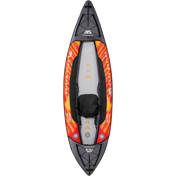 Aqua Marina TOURING KAYAK - MEMBA 10'10" - Inflatable KAYAK Package, including Carry Bag, Paddle, Fin, Pump - Aqua Gear Supply