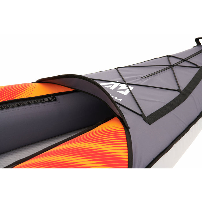 Aqua Marina TOURING KAYAK - MEMBA 12’10” - Inflatable KAYAK Package, including Carry Bag, Paddle, Fin, Pump - Aqua Gear Supply