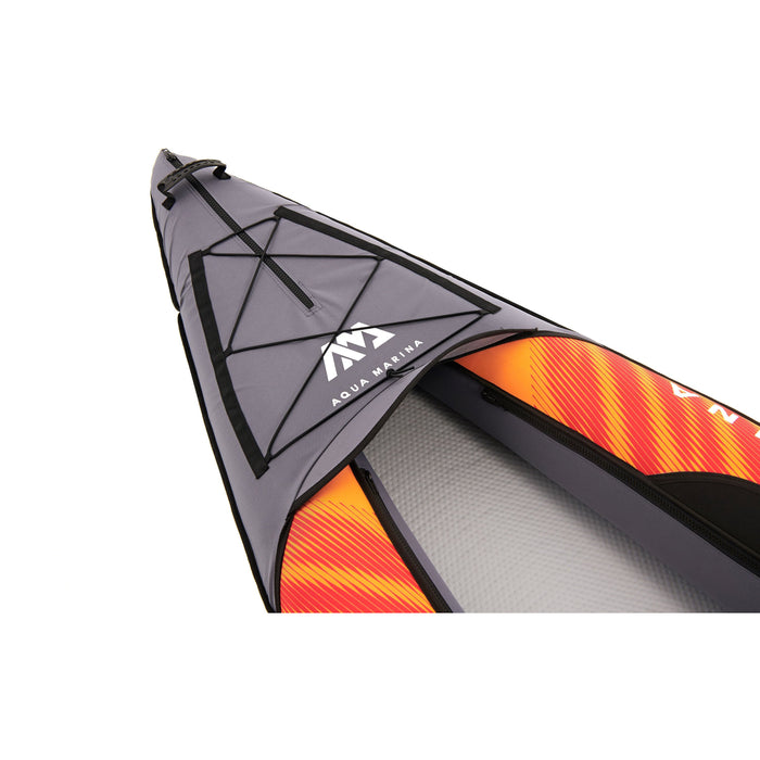 Aqua Marina TOURING KAYAK - MEMBA 12’10” - Inflatable KAYAK Package, including Carry Bag, Paddle, Fin, Pump - Aqua Gear Supply