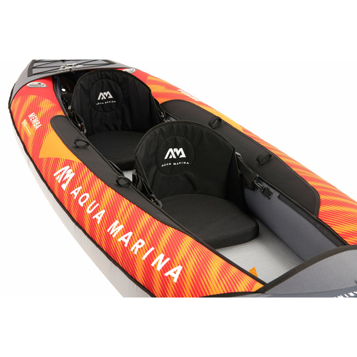 Aqua Marina TOURING KAYAK - MEMBA 12’10” - Inflatable KAYAK Package, including Carry Bag, Paddle, Fin, Pump - Aqua Gear Supply