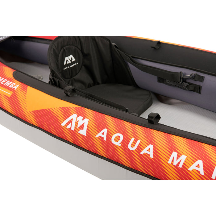 Aqua Marina TOURING KAYAK - MEMBA 12’10” - Inflatable KAYAK Package, including Carry Bag, Paddle, Fin, Pump - Aqua Gear Supply