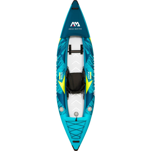 Aqua Marina, 1 Person, VERSATILE / WHITE WATER KAYAK - STEAM 10'3" - Inflatable KAYAK Package, including Carry Bag, Fin, Pump & Safety Harness - Aqua Gear Supply