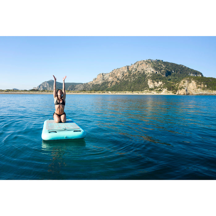 Aqua Marina Stand Up, Fitness Series, Yoga Paddle Board - PEACE 8'2" - Inflatable SUP Package, including Carry Bag, Paddle, Fin, Pump & Safety Harness - Aqua Gear Supply