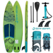 Spinera USA ULT Light 11 Ft 8 In Inflatable Paddle Board - with Water Resistant Backpack, Double Action Performance Pump, 3 Piece Aluminum Paddle and more - Aqua Gear Supply