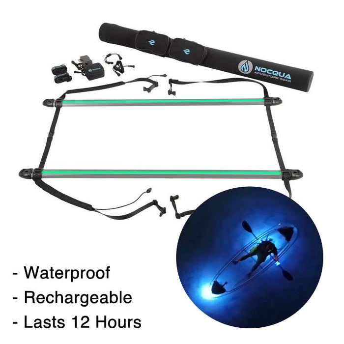 Nocqua Spectrum P2 Color-Changing LED Lighting System: Custom Design for the Crystal Kayak - Aqua Gear Supply