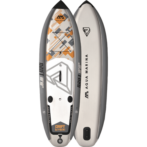 Aqua Marina Stand Up, Fishing Paddle Board - DRIFT 10'10" - Inflatable SUP Package, including Carry Bag, Paddle, Fin, Pump, Fishing Rod Holder, Paddle Holder, Safety Harness - Aqua Gear Supply