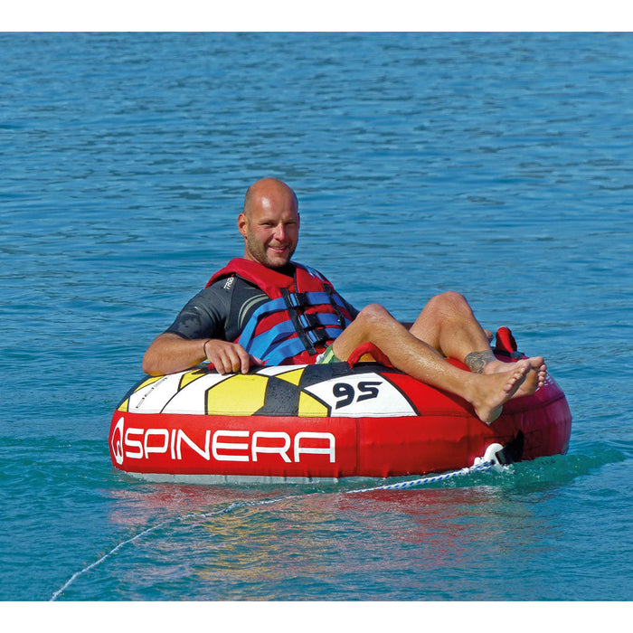 Spinera 1 Person Towable - The "Wild Wave 56" Colourful Round Tube for a Single Rider - Aqua Gear Supply