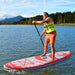 Spinera 10 Ft Inflatable Paddle Board - "Professional Rental" SUP with Stronger Material, Rub Rails, Water Resistant Backpack, Leash and more - Aqua Gear Supply