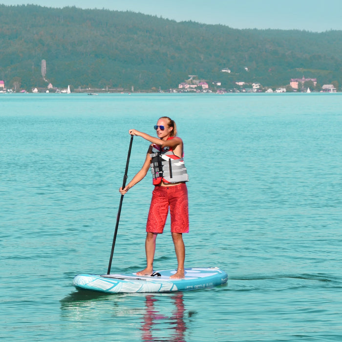 Spinera USA SUP Let's Paddle 12 FT Inflatable Paddle Board with Backpack, Pump, Paddle and More. - Aqua Gear Supply