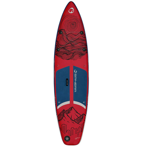 Spinera 11 Ft Inflatable Paddle Board - The "ULT Light" SUP with Water Resistant Backpack, Double Action Performance Pump, Paddle and more - Aqua Gear Supply