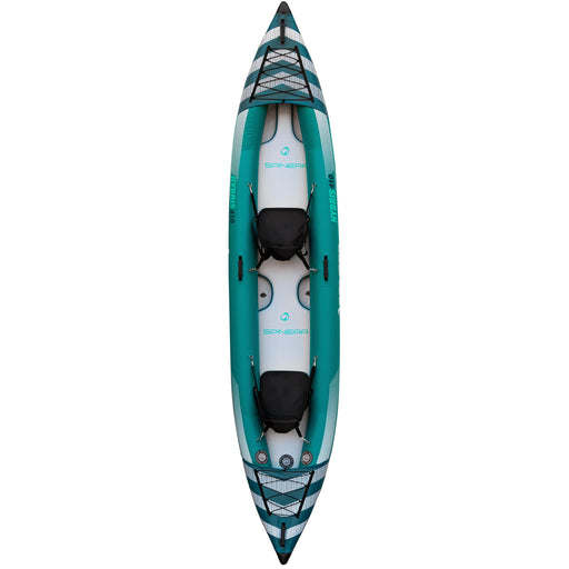 Spinera "Hybris 410"  2-Person Inflatable Kayak - With Heavy Duty Water Resistant Bag, Kayak Seat and more - Aqua Gear Supply