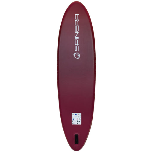 Spinera 10 Ft Inflatable Yoga Paddle Board - The "Suprana" Yoga SUP with Water Resistant Backpack, Paddle, Double Action Pump and Shoulder Carry Leash - Aqua Gear Supply