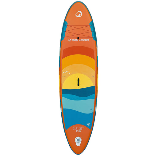 Spinera SUP Supventure Sunset 10 FT 6 IN Inflatable Paddle Board with Backpack, Pump, Leash, Paddle and more. - Aqua Gear Supply